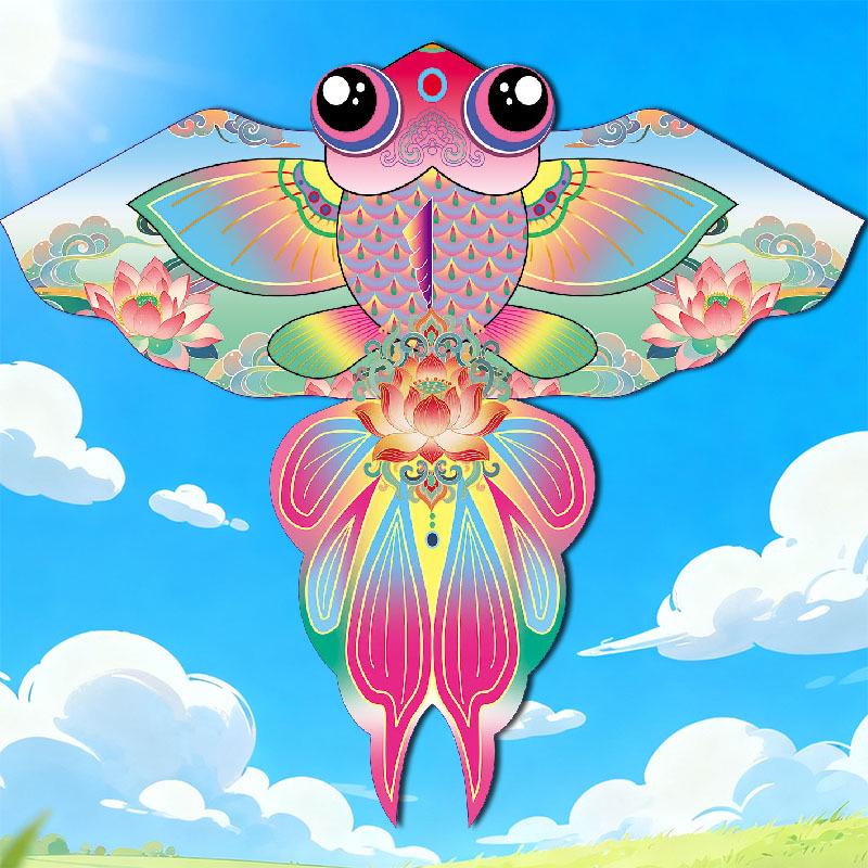 Weifang Colorful Goldfish Koi Kite: Children's Cartoon Animal Kite