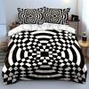 "Geometric Pattern Three-Piece Decor Set" Multiple sizes kid's and adults' bedroom Exquisite 3PC bedding set gift