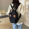 Mini Children's Backpack Simple School Bag Preppy Students Backpack Square School Bag  Student