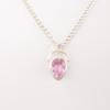 Morganite Gemstone 925 Sterling Silver Handmade Jewelry  Women Necklace Pendant PP-56-11