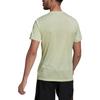 Adidas T Shirts Men's Green Crew Neck Moderate Straight Fit HB7441