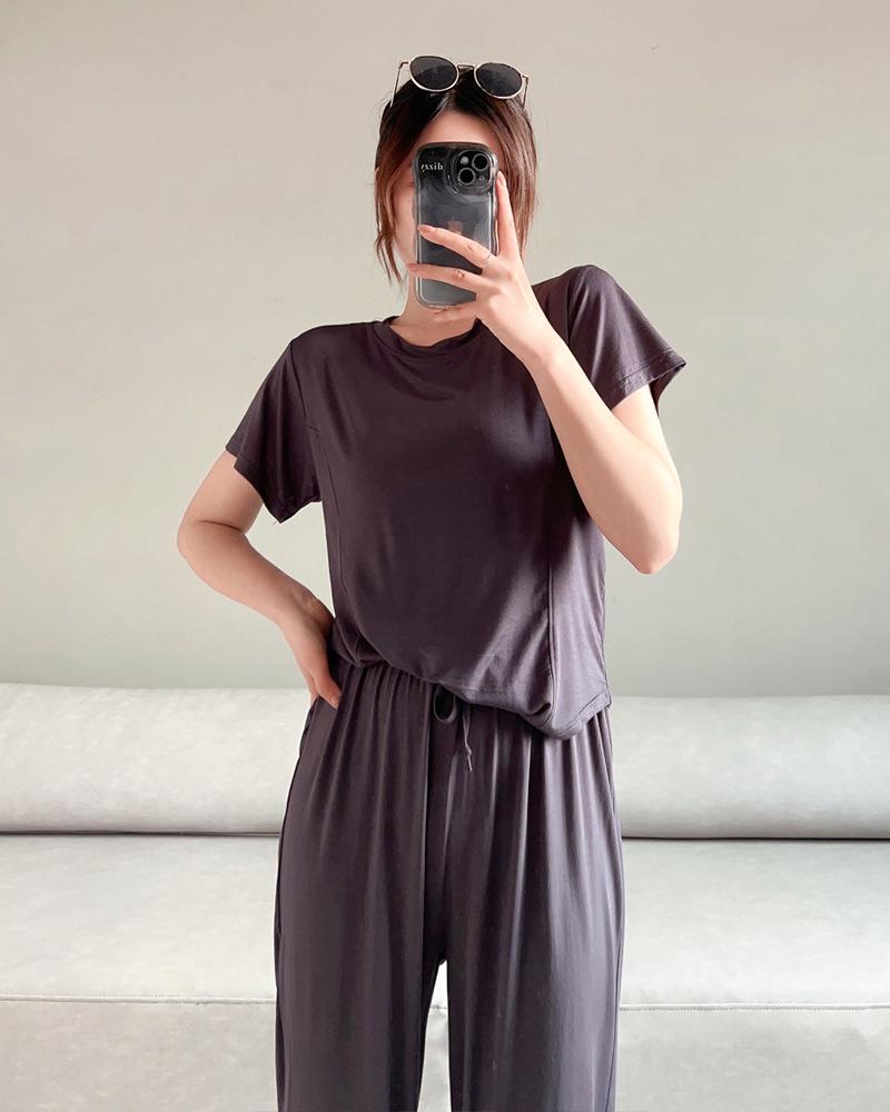 Women's Short Sleeve Modal T-Shirt - Fashionable, Versatile, Slimming Summer Blouse