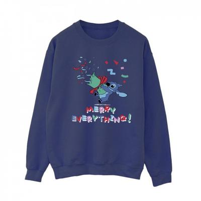 Womens/Ladies Lilo And Stitch Stitch Merry Everything Sweatshirt