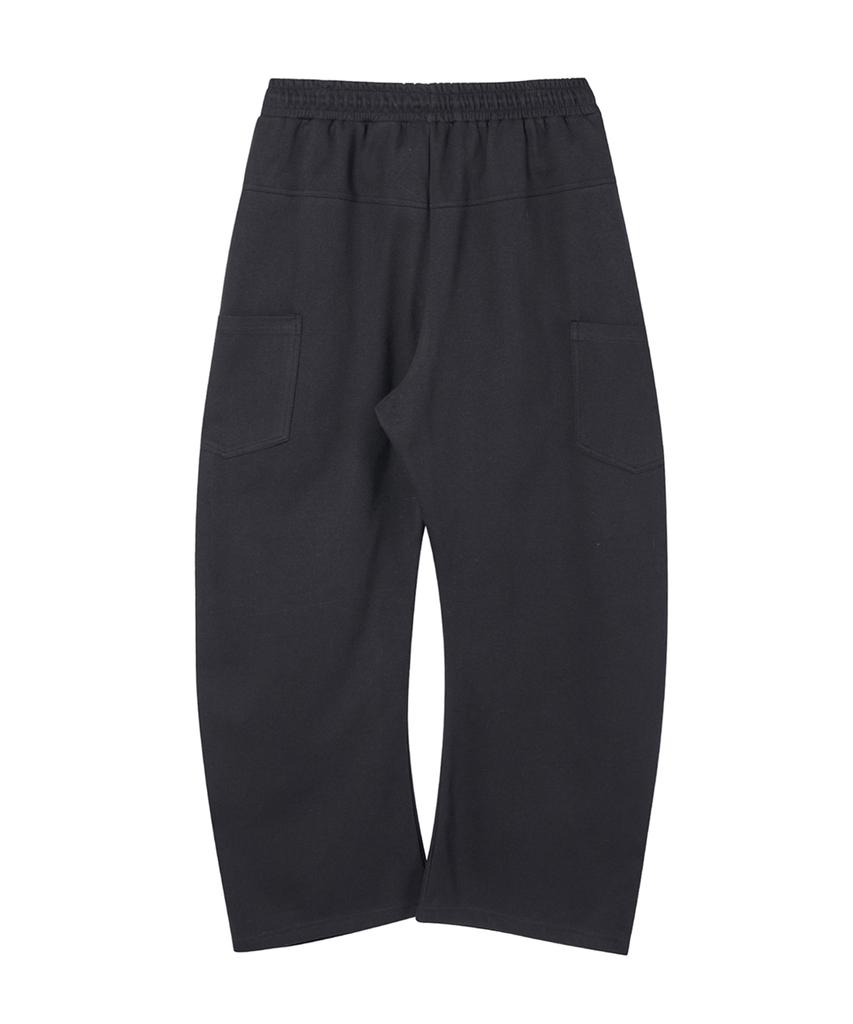 Akesi Lenin Curved Sweatpants_Black