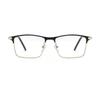 New Fashion Multifocal Business Glasses: Metal Frame, Anti-Blue Light, Optical Reading Frames