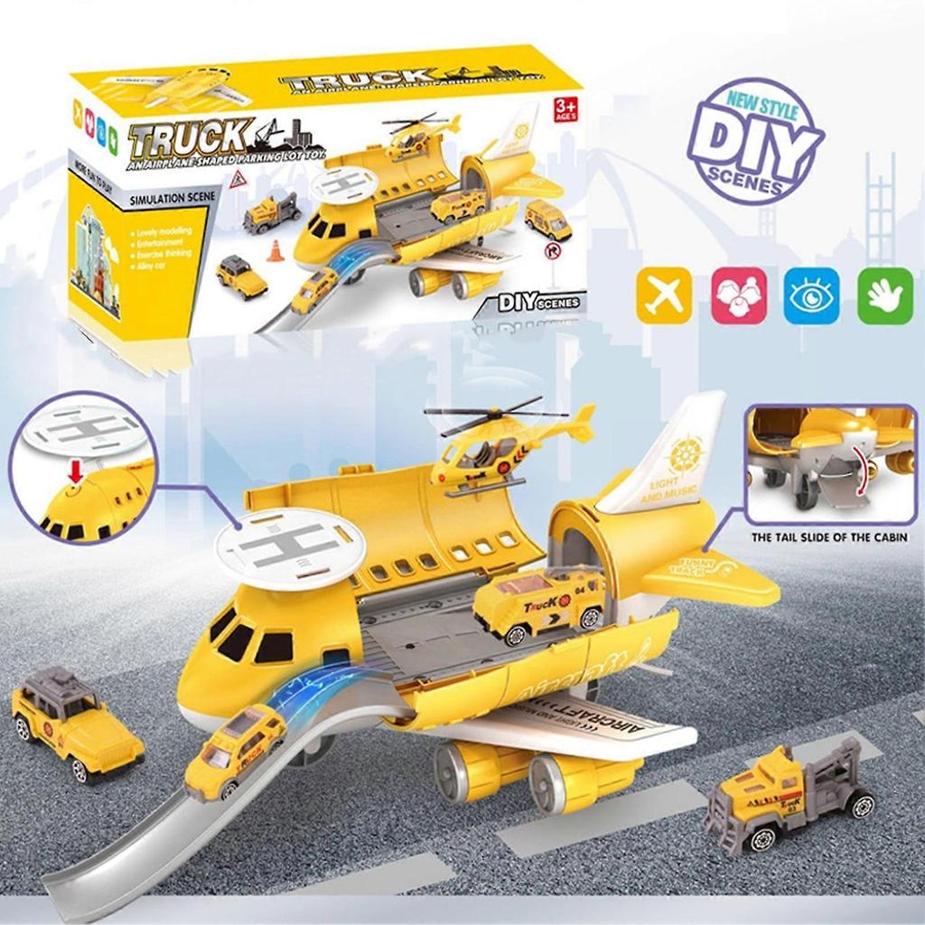 Cheer US Airplane Toy for Kids 2-7, Cargo Transport Play Set, Compatible with US Airplane Toys, Gift for Toddlers 3+