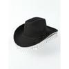 New Holiday Performance Western Cowboy Hat, Masquerade Party Prop, Performance Hat, Bridal Hat, Top Hat, Jazz Hat