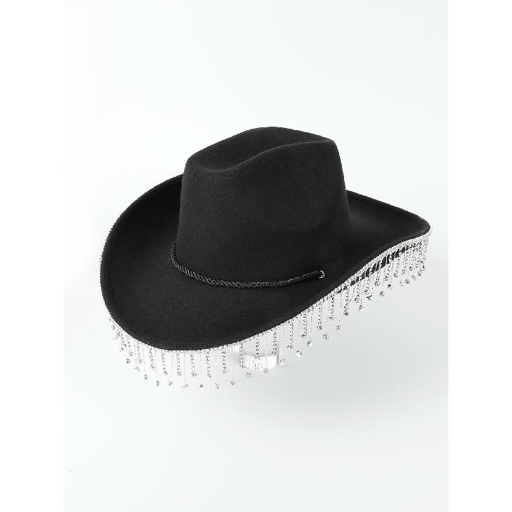 New Holiday Performance Western Cowboy Hat, Masquerade Party Prop, Performance Hat, Bridal Hat, Top Hat, Jazz Hat