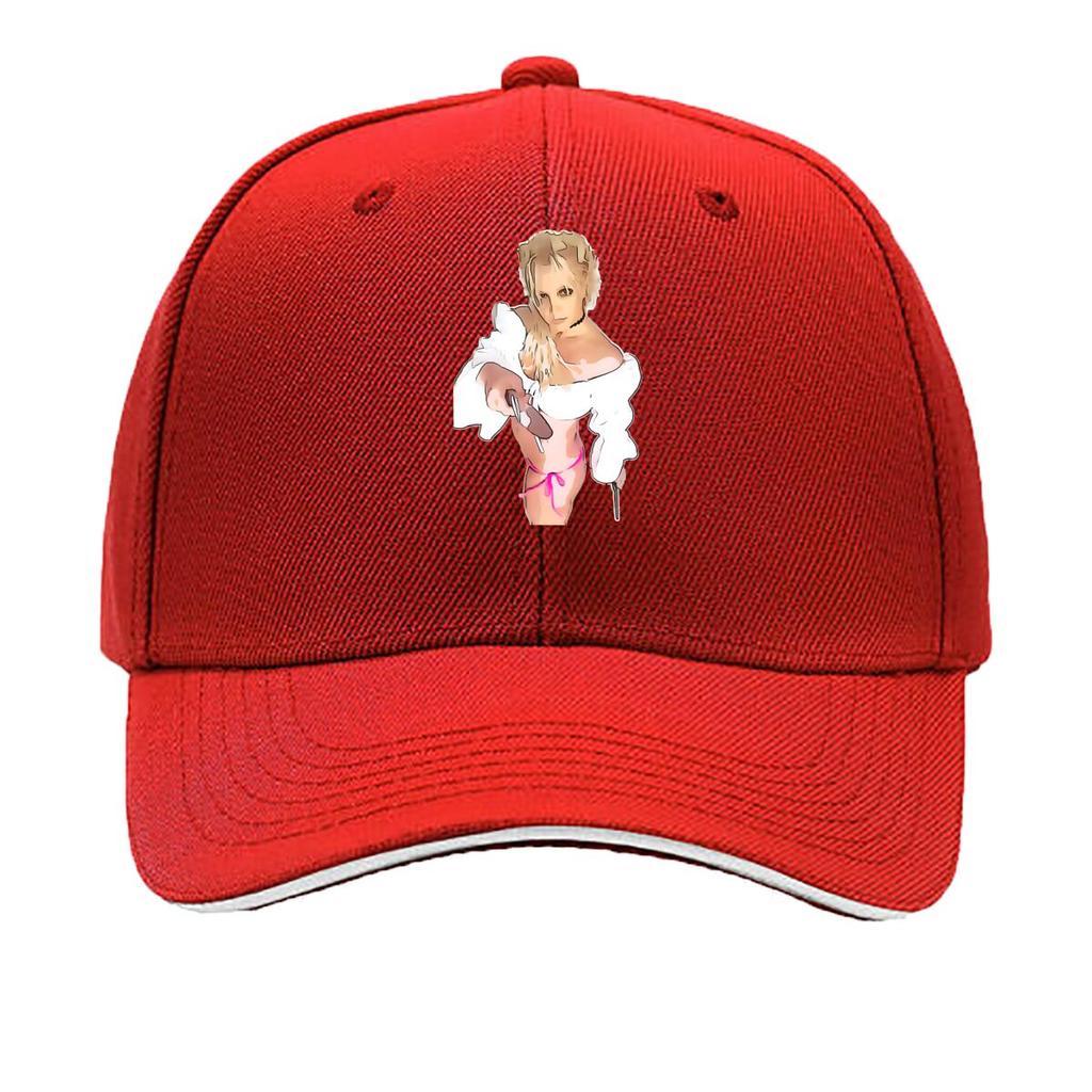 Pinup Retro Fashion Themed Design Sandwich Baseball Cap