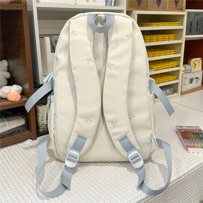 Bow Student Schoolbag Large Capacity Backpack