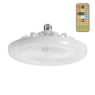 Deckenventilatoren mit Fernbedienung und Licht, LED-Lampenventilator, E27-Konvertersockel, intelligente, leise Deckenventilatoren für Schlafzimmer und Wohnzimmer