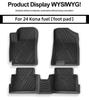 2024 Hyundai KONA Car Floor Mats: Vehicle-Specific TPE & Trunk Mats