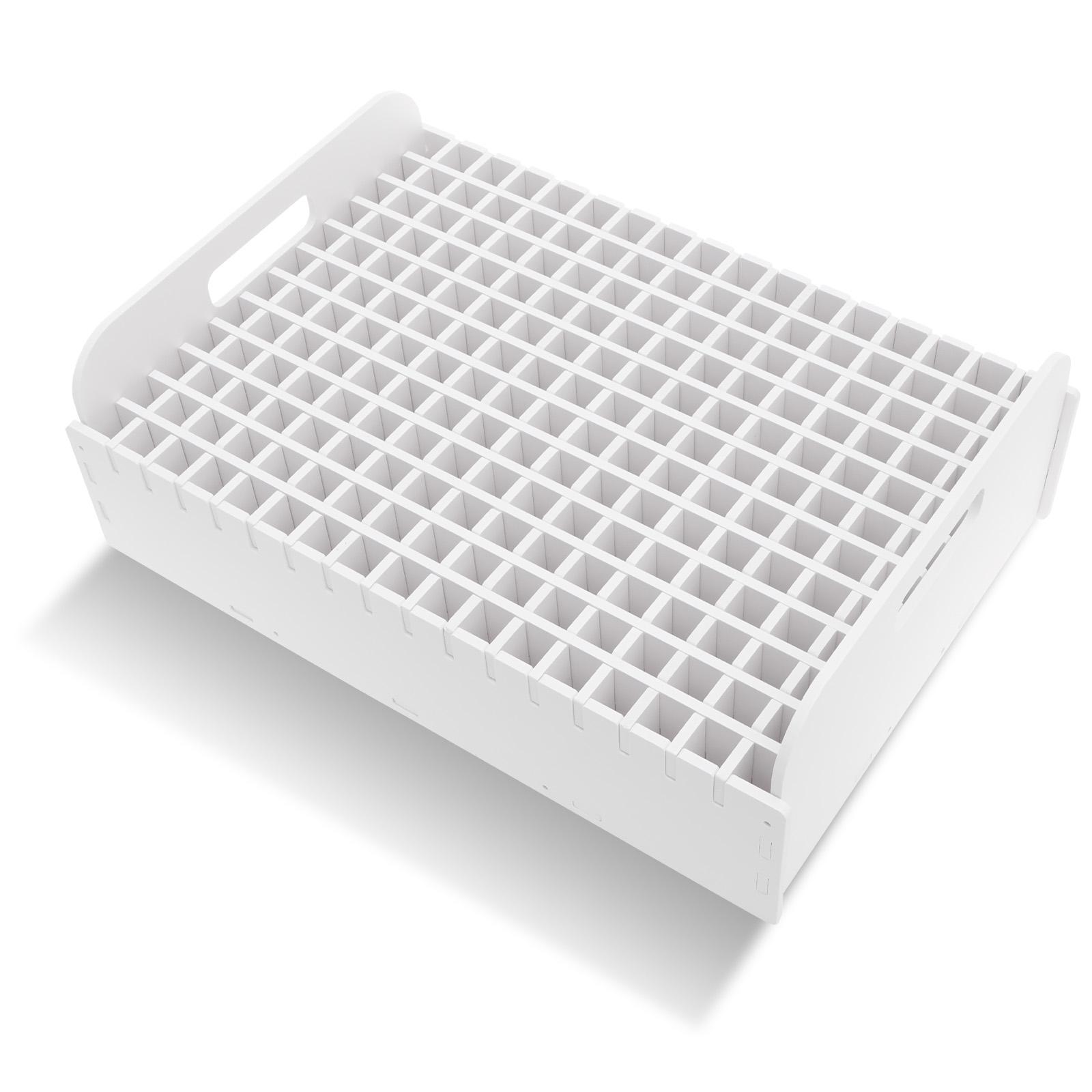 Plastic 204 Holes Marker Pen Organizer Holder for Storing Colored Pens Large Capacity Marker Pen Storage Rack for Home Classroom 6170₽