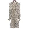Estella.K All-over Print Dress, Women's, Beige, Size F Dress F beigeUsed