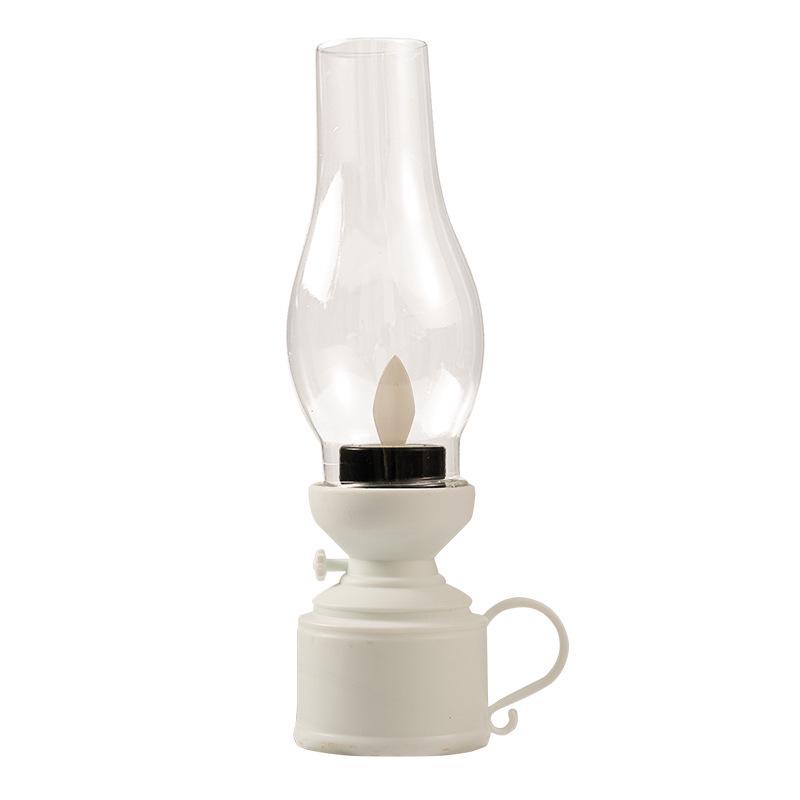 Vintage LED Candle Lamp: Retro Kerosene Design for Home Decor and Cozy Ambiance