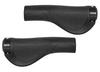 GORIX GX-D2 Bicycle Grips [Lock-On Grips for Cross Bikes, MTB, and Bicycles] (Black)