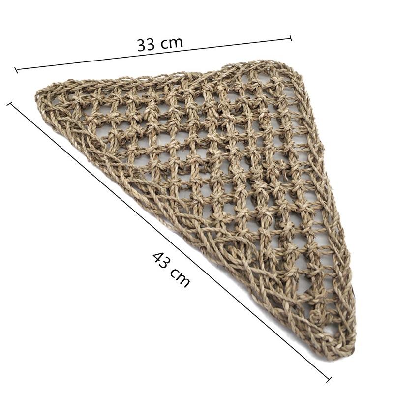 

Small Pet Lizard Hammock Reptile Hand-woven Hammock Swing Gecko Lounge Chair Small Hermit Crab Bed Bird Reptile Mat Pet Supplies