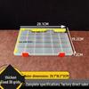 36-Grid Thickened Transparent Plastic Storage Box for Beads, Toys, Tools, and Accessories