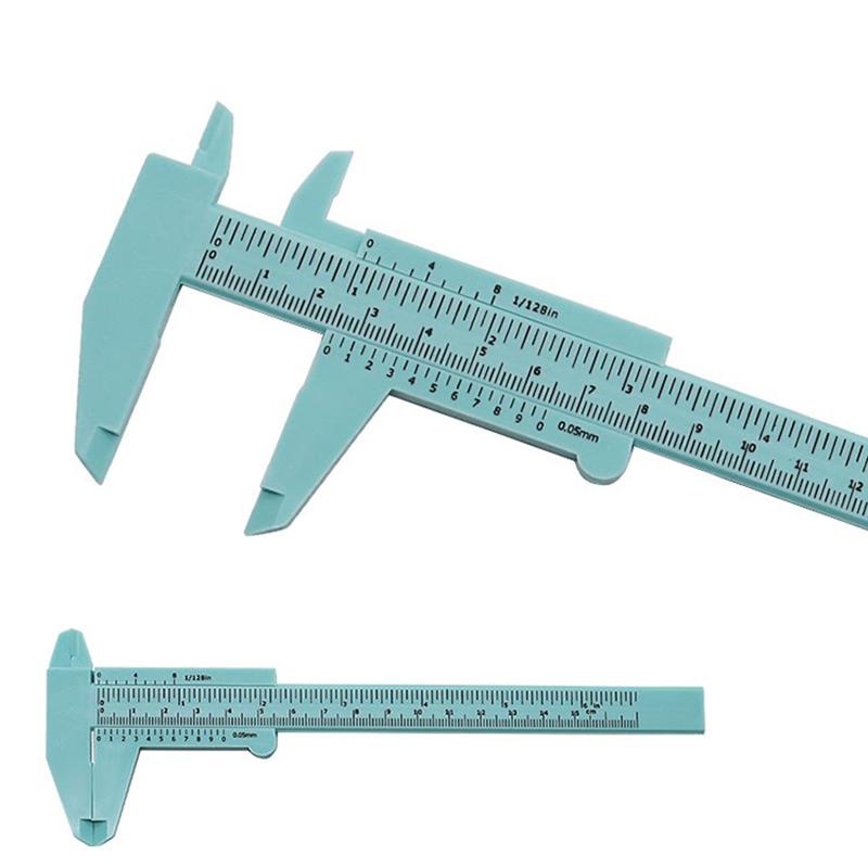 150mm Mini Plastic Sliding Vernier Caliper Gauge Measure Tool Ruler