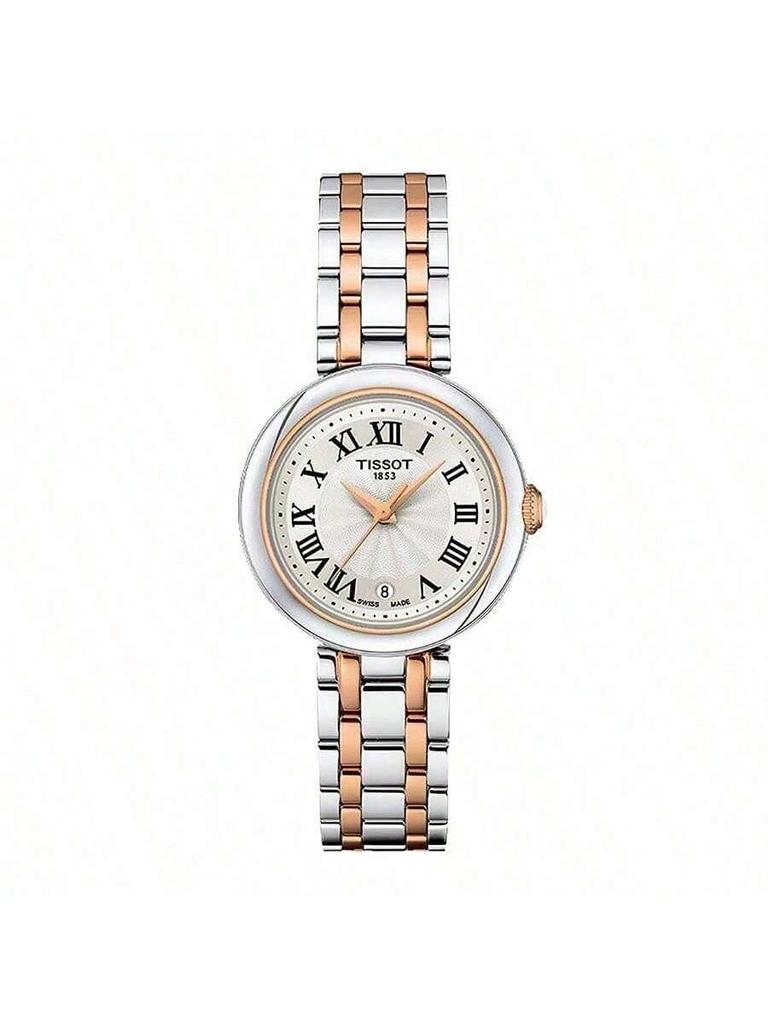 Tissot Small Beauty Women's Swiss Quartz Watch - 26mm White Dial, Roman Numerals, Date Display, 50m Waterproof, Stainless T126.010.22.013.01