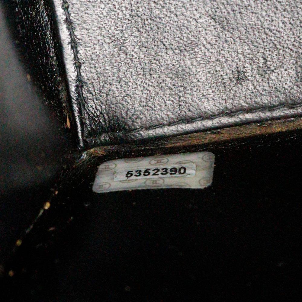 Chanel Torebka tote na łańcuszku Torebka Tote Matelasse czarna skóra Caviar Kobiety Używana