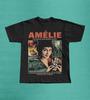 Camiseta do Filme Amélie 2001, Camiseta Gráfica de Filme Francês, Camisa Retro Cinema Montmartre