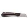 Leather Skiving Knife High Speed Steel Small Ergonomic Wooden Handle Leather Cutting Knife Knife for DIY Leathercraft
