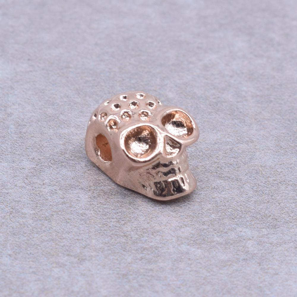 10 Pcs/Lots New Arrival Punk Style Skull Charm Suitable for Jewelry Making DIY Beads Bracelet Findings Components Wholesale