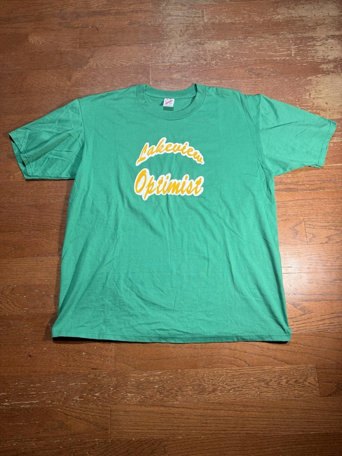 90s Vintage Lakeview Optimist Graphic Tee XL