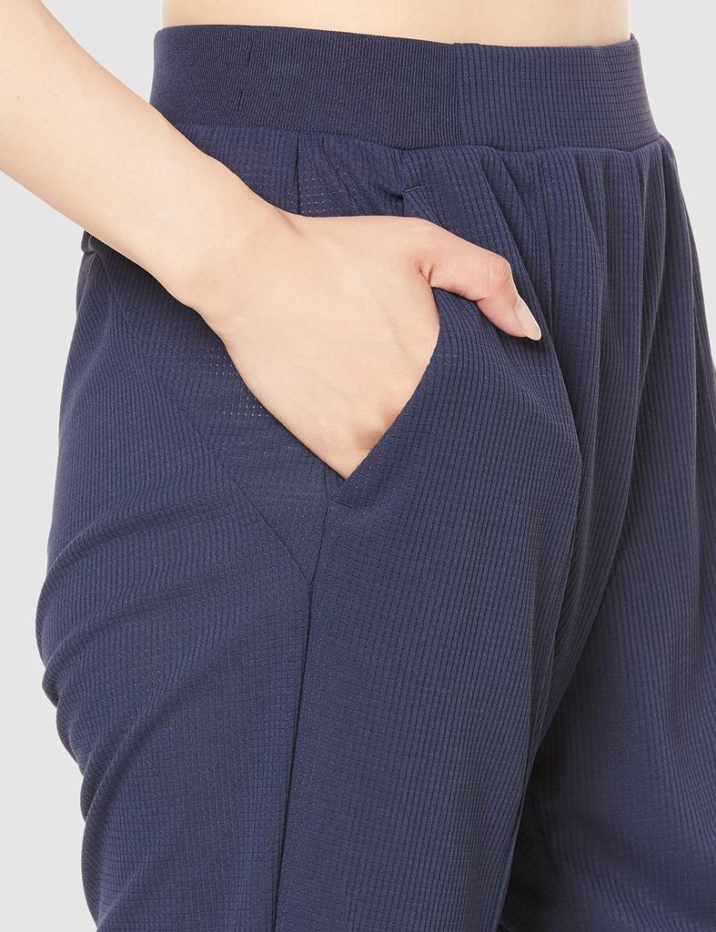 Mizuno Dry Aeroflow Training Highly and Size XL Women's Pants, Breathable, Sweat-Wicking, Quick-Drying, Navy, (Product Code 32MD1350)