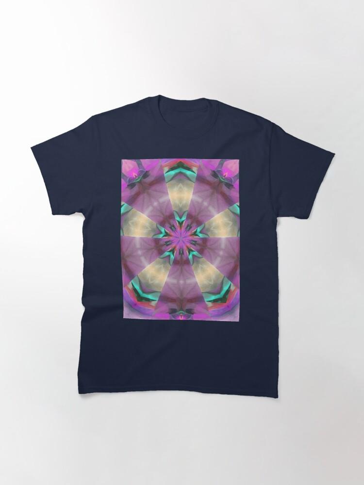 Pentangle Pastel Shades Multicolored Kaleidoscope Pentangle Pattern 11 Classic T-Shirt
