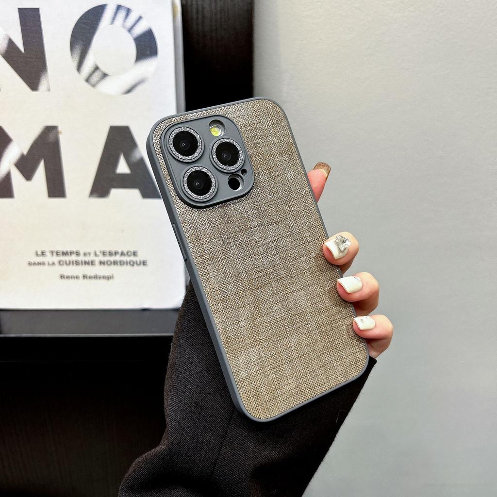 Cloth Patterned Smiley Face Wrist Strap Hanging Rope Phone Case for IPhone 16, 15 Promax Protective Case, 14 Women