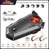 Bluetooth 5.3 Motorcycle Intercom 600M Range Voice Assistant Waterproof Headset