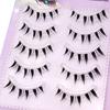 One-Piece Bottom False Eyelashes Thin Band Realistic Lower Eyelashes For Party Weddings Or Dates