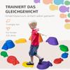 11 Piece Kids Balance Stepping Stones - Multicoloured
