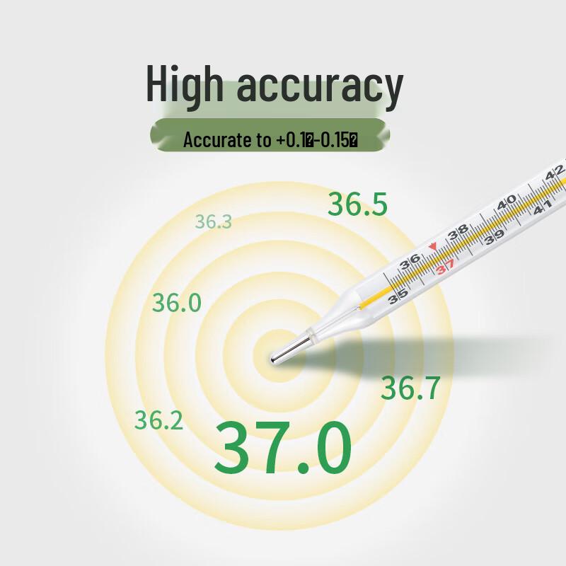 Quecksilberfreies Glas-Achselthermometer