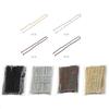 50 Stück 5/6/7 cm Damen Haar Wellig U-förmige Bobby Pins Haarnadeln Salon Griffklammern Brauthaarnadeln Metall Haaraccessoires Dutt