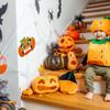 Adorable Cm2206006 Kids Cartoon Halloween Pumpkin Interactive Puzzle Stickers Set