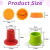 SW 12/6/3PCS Silicone Fresh-keeping Bottle Cap Soda Beer Sealed Caps Red Wine Stopper Vinegar Barware Soy Sauce Bottle Cover