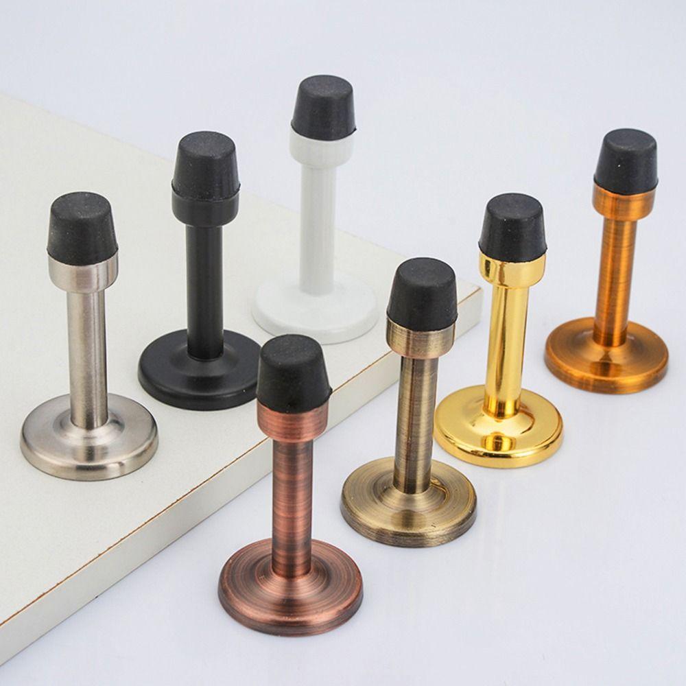 Дверной стопор с резиновой головкой, стальная домашняя фурнитура, бытовая дверь, всасывающая дверь