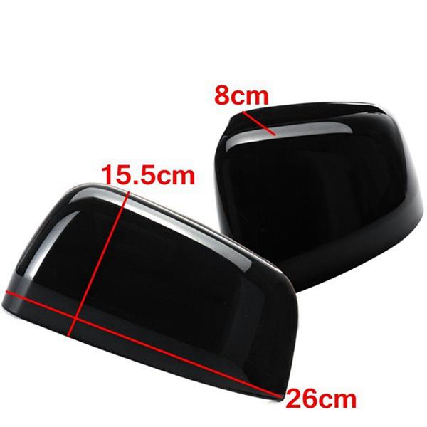 Pair of rearview mirror covers for 2011-2019 Jeep Grand Cherokee.