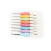 Crochet Hooks 8 Pcs Soft NonSlip Good Grip with Hood Knitting Needles Set for Weaving Home Use
