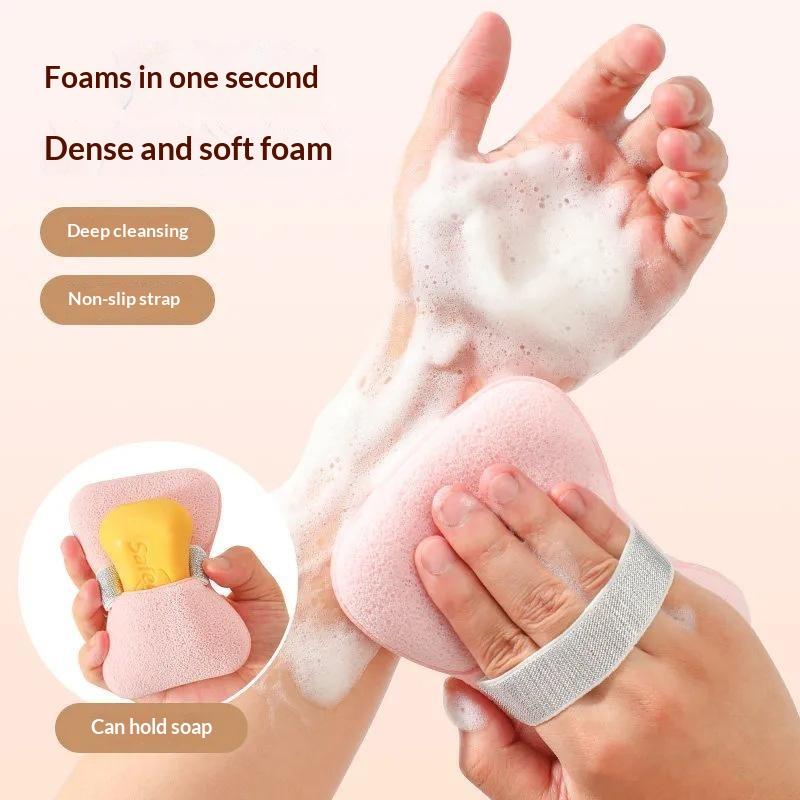 Pva Soap Bag Bath Cleansing Foaming Net Pouch Body Exfoliating Scrubber Nylon Soap Pocket