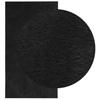 HUARTE Short Pile Rug Soft and Washable Black 60 X 110 Cm