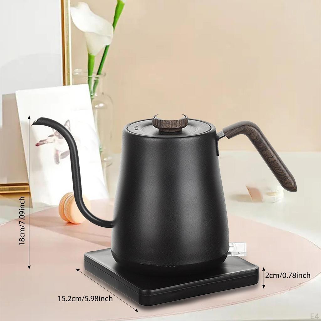 Gooseneck Electric Kettle Water Boiler Gift Quick Heating Temperature Display Pour Over