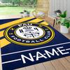 Custom Name Lion Crest Emblem Carpet Rug Customizable Soft Washable Anti-Slip Home Living Room Sofa Mats Personalized Rug. 0909231
