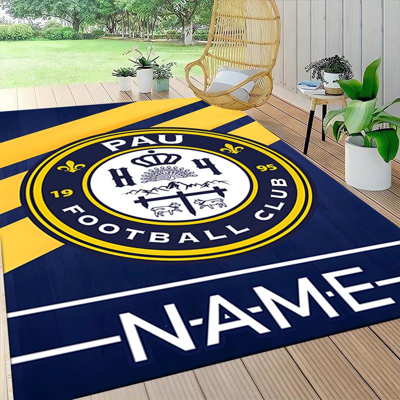 Custom Name Lion Crest Emblem Carpet Rug Customizable Soft Washable Anti-Slip Home Living Room Sofa Mats Personalized Rug. 0909231