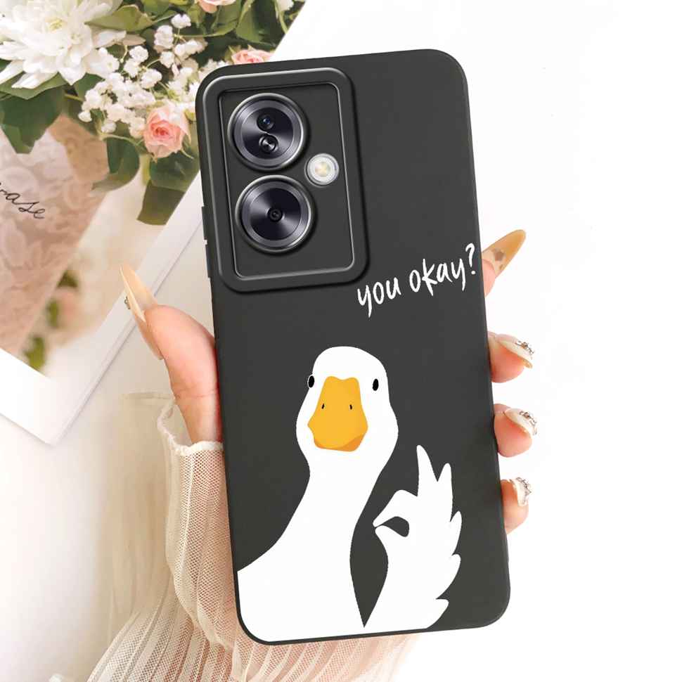 For Oppo A79 5G Case Cartoon Cat Retro Style Silicone Cover For Oppo A79 CPH2553 CPH2557 Shockproof Phone Cases Bumper