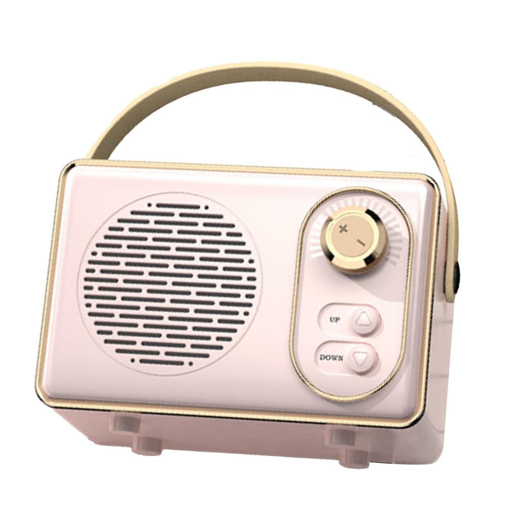 Retro Speaker Clear Sound Portable Wireless Vintage Small Speaker for Home Travel Outdoor