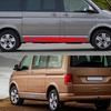 Mountains Styling Car Decals Car Side Skirt Stripe Stickers Auto Decoration Accessories For Volkswagen VW T4 T5 T6 Transporter